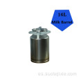 16L Aluminio Aleación Milk Bucket Transport Barrel